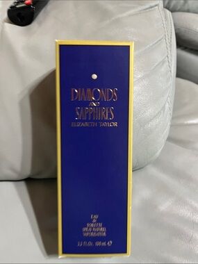 Diamonds and Sapphires by Elizabeth Taylor - Blue & Gold Box
